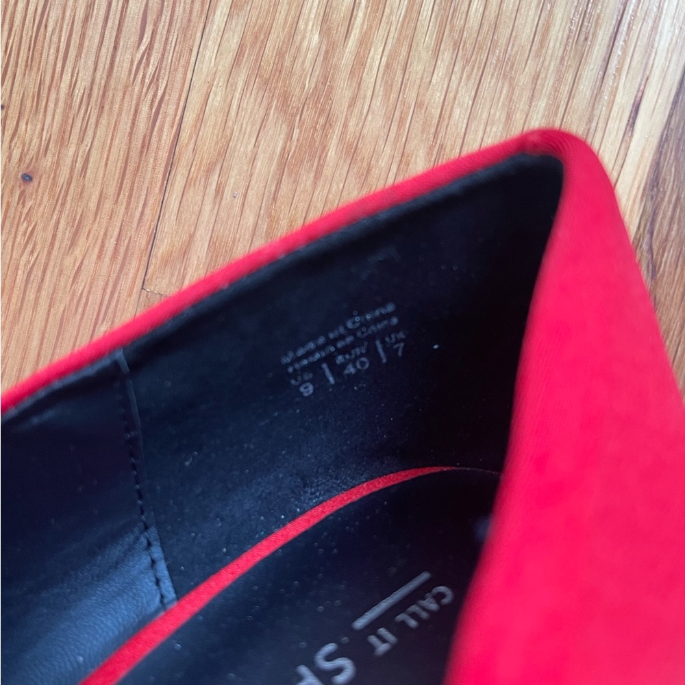 Call it Spring Red heels - Picture 4 of 4